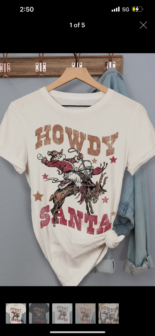 The Howdy Santa Shirt