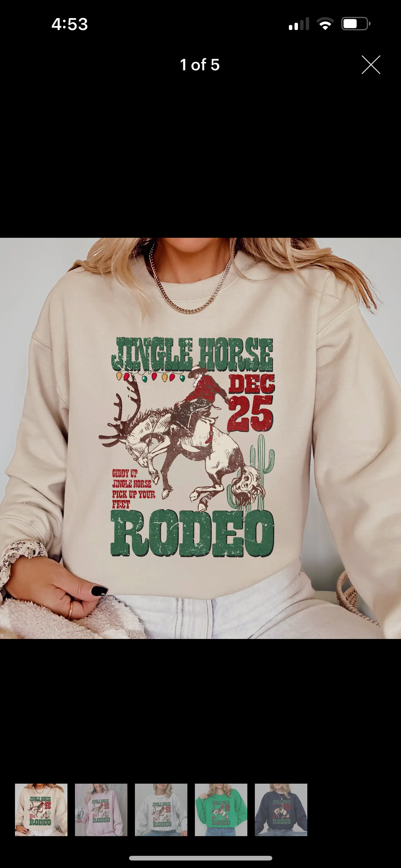 The Jingle Horse Sweatshirt