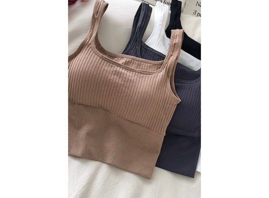 Rib Knit Crop Top